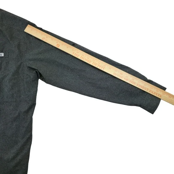 Columbia Men's Long Sleeve Button Up Shirt XL/TG Grey PFG Omni Outdoor Fishing - Picture 9 of 9